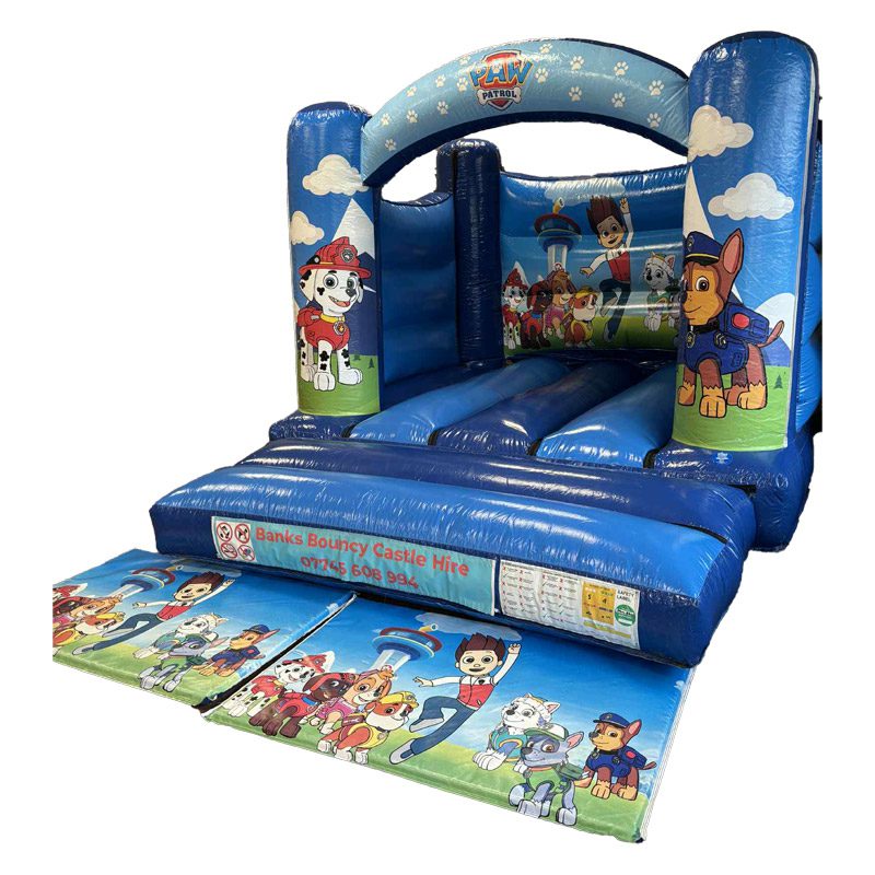 Indoor H-Frame Paw Patrol Bouncy Castle