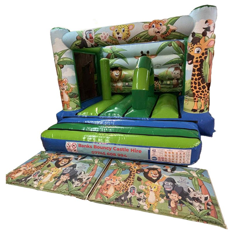 Jungle Sensory Bouncy Castle